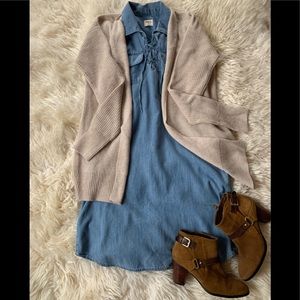 Gap Chambray Sleeveless Dress - Size XS